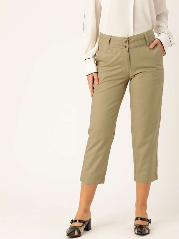 myntra women's formal pants