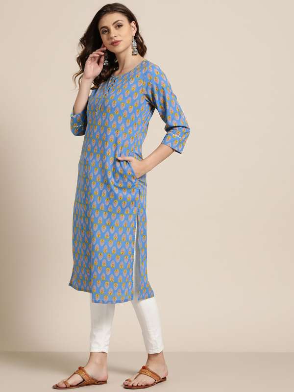 myntra formal kurtis