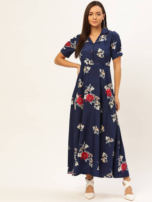 myntra floral dresses
