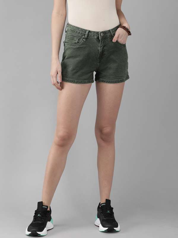 myntra denim shorts