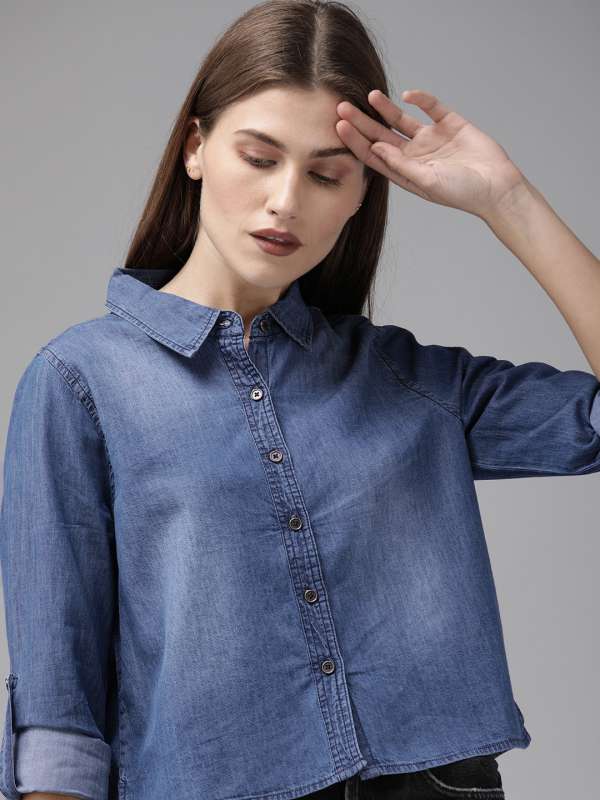 jeans shirt myntra
