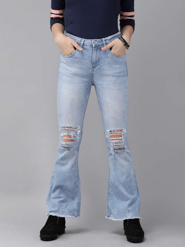 myntra flared jeans