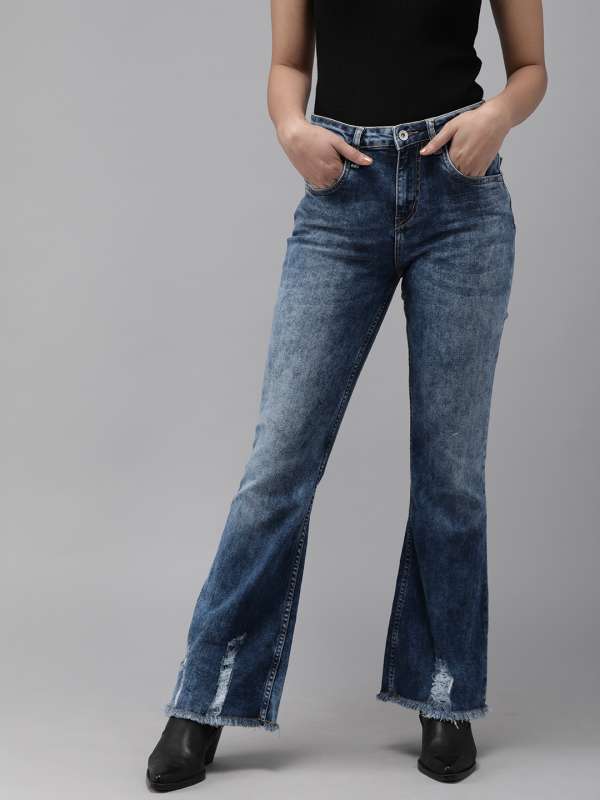 myntra flared jeans
