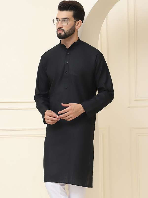 See Design Black Solid Slim Fit Kurta 4559618.htm Buy See Design Black Solid Slim Fit Kurta 4559618.htm online in India