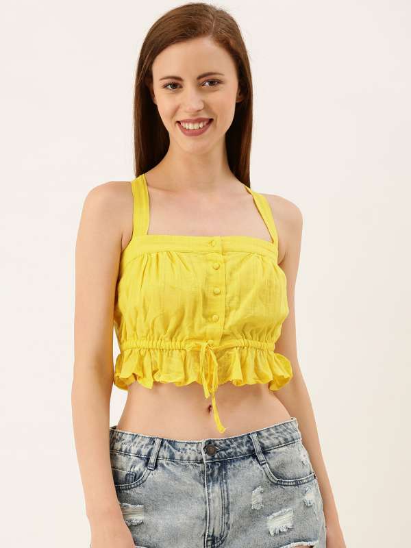 Yellow tank clearance top forever 21