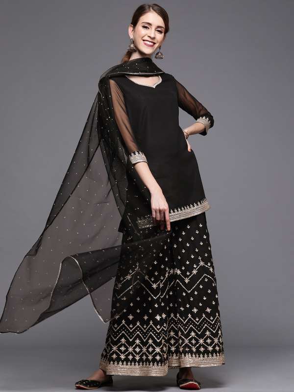 sharara suits on myntra