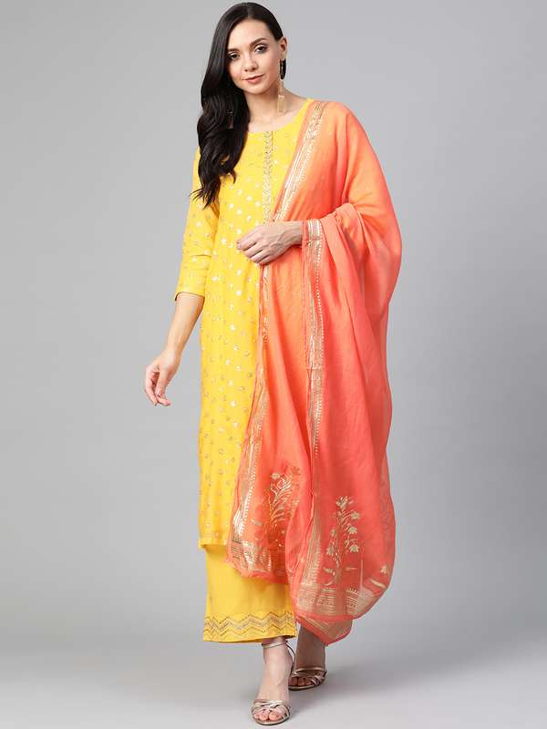 Biba palazzo suits myntra clearance