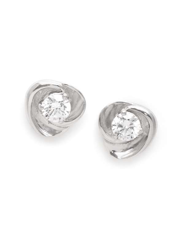 12 Carat Platinum Screw Back Diamond Stud Earrings India  Ubuy
