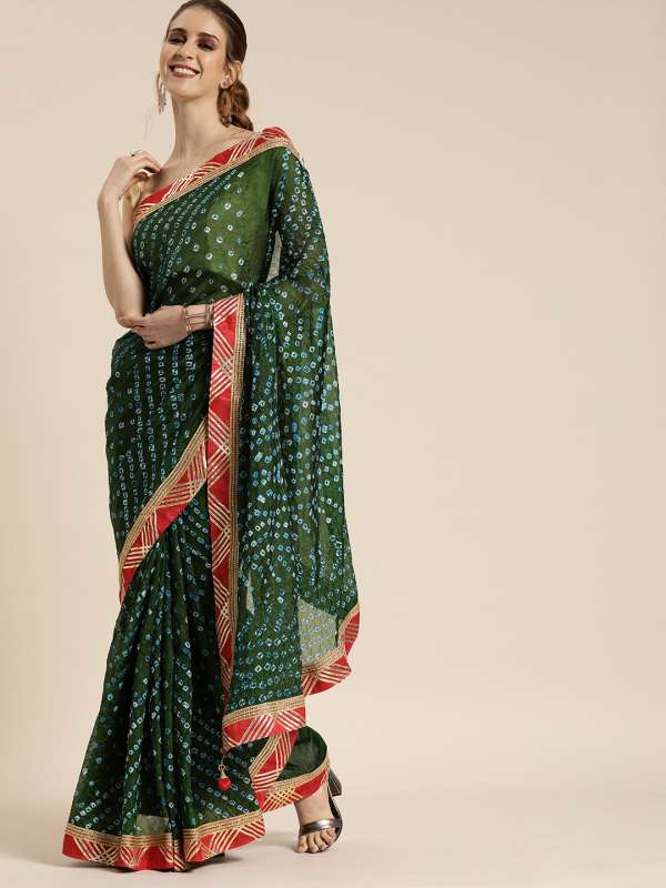 bandhani silk saree online