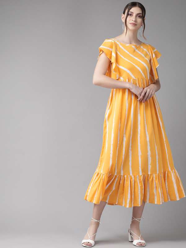 myntra cotton dresses