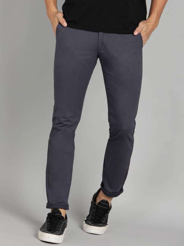 Dark Grey Chinos for Men