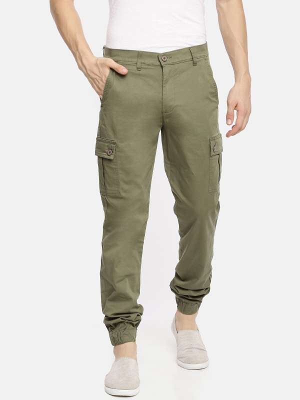 Sell Brand Fashion Male Cotton Trousers Men Army Green Pencil Pants Casual  Solid Pants Khaki Black P  Fruugo IN
