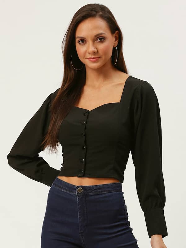 myntra jeans top