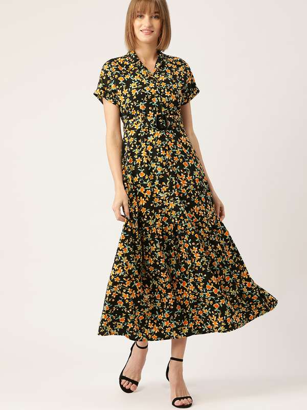 maxi dresses online myntra