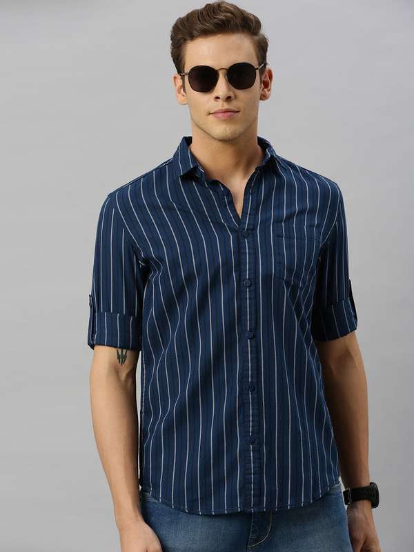 Myntra striped shirts Clearance