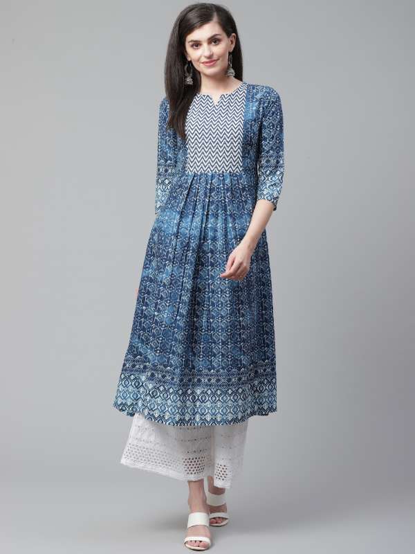 Myntra flared kurtis