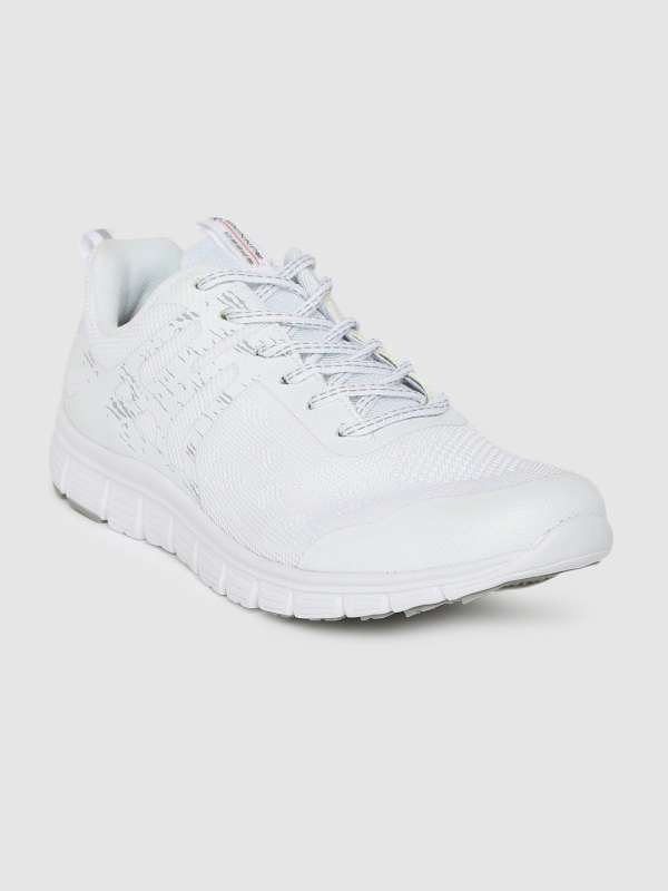 white sports sneakers