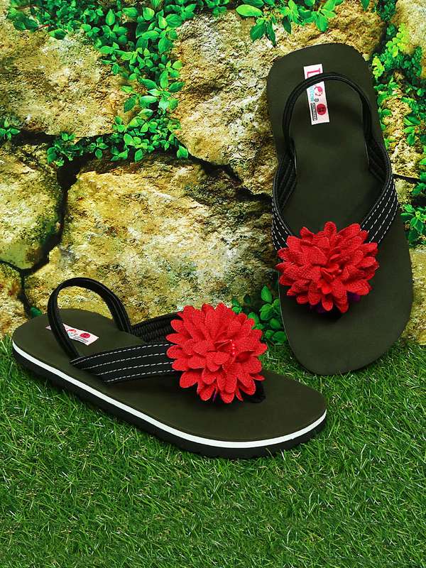 grass slippers myntra