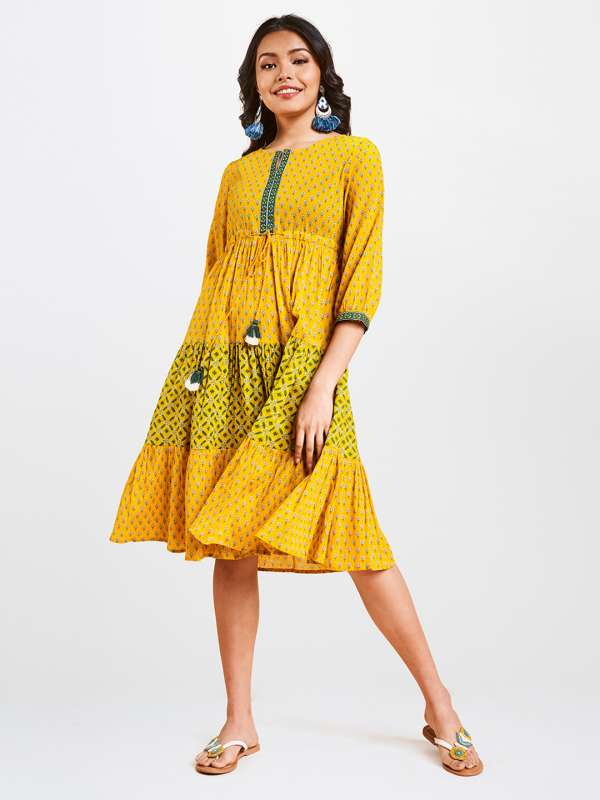 global desi midi dress