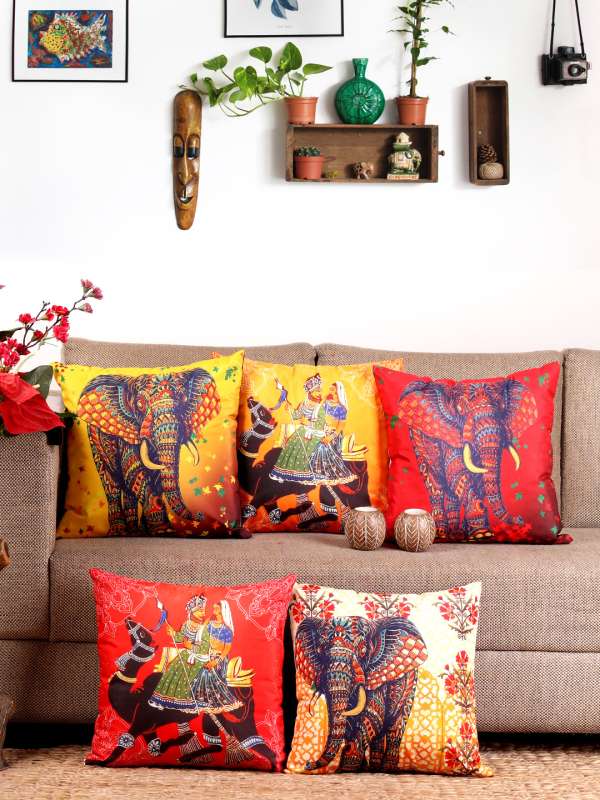 Kasa Moda Set Of 5 Yellow Cushion Covers 4834793htm Buy Kasa Moda Set Of 5 Yellow Cushion Covers 4834793htm Online In India