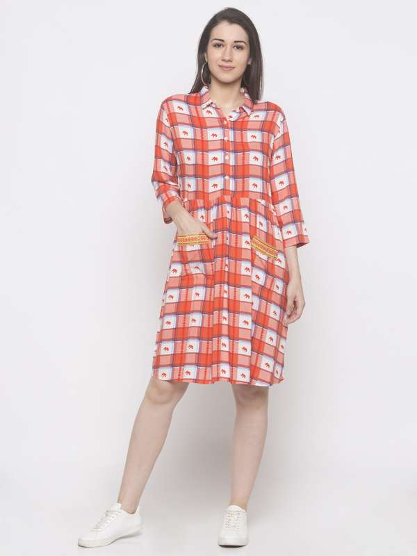 shirt dresses myntra