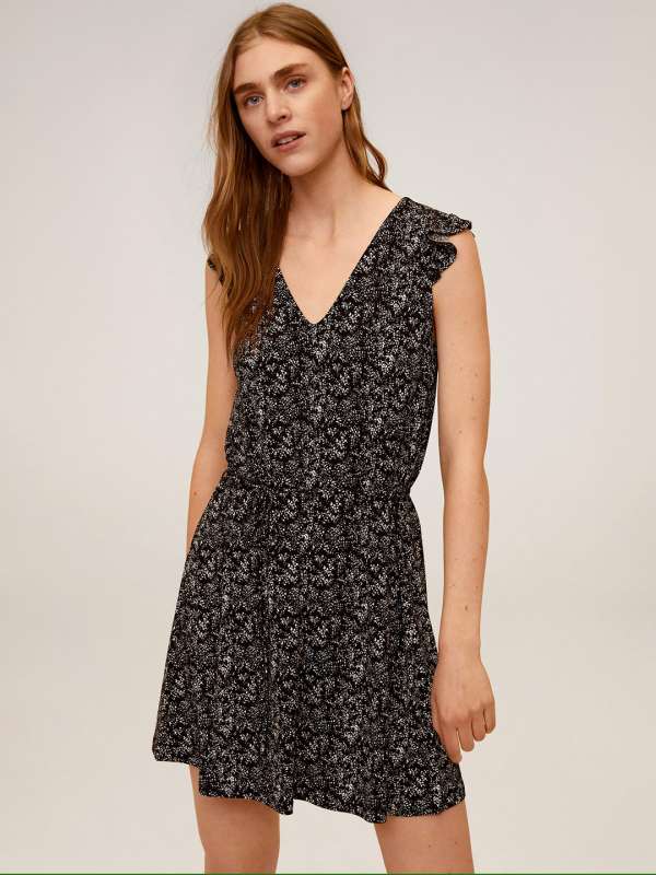 mango flowy dress