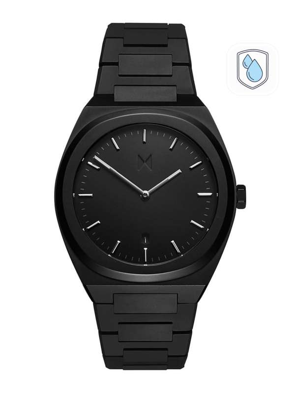 Analog black watch store