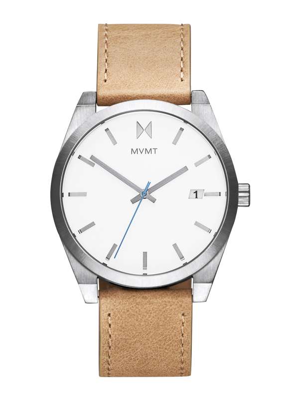 White dial analog cheap watch