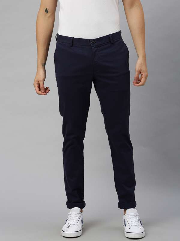 Buy Gant Men Low Rise Narrow Fit Pants - NNNOW.com