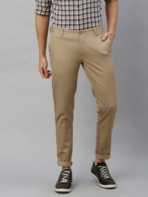 Mens Trousers  Formal Casual Chinos Pants  Indian Terrain