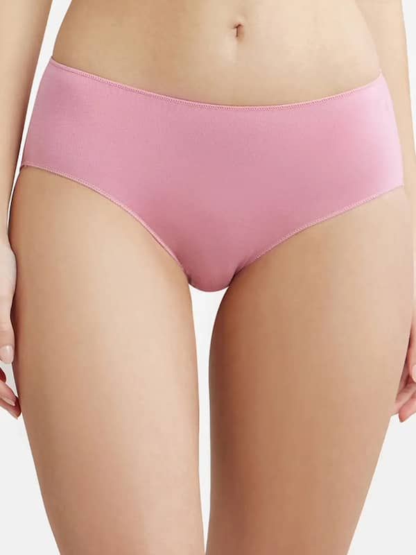 Buy PINK LOW-RISE MESH HIPSTER BRIEF for Women Online in India