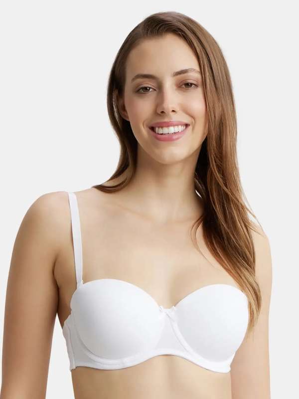Buy Jockey Women's Light Pink Solid Cotton Blend Pack of 1 Non Padded Non  Wired Bra Online at Best Prices in India - JioMart.