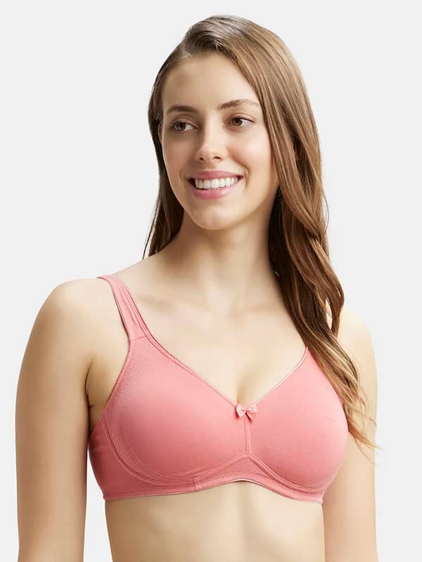 Buy Jockey Women's Wine Solid Cotton Blend Pack of 1 Non Padded Non Wired  Bra Online at Best Prices in India - JioMart.