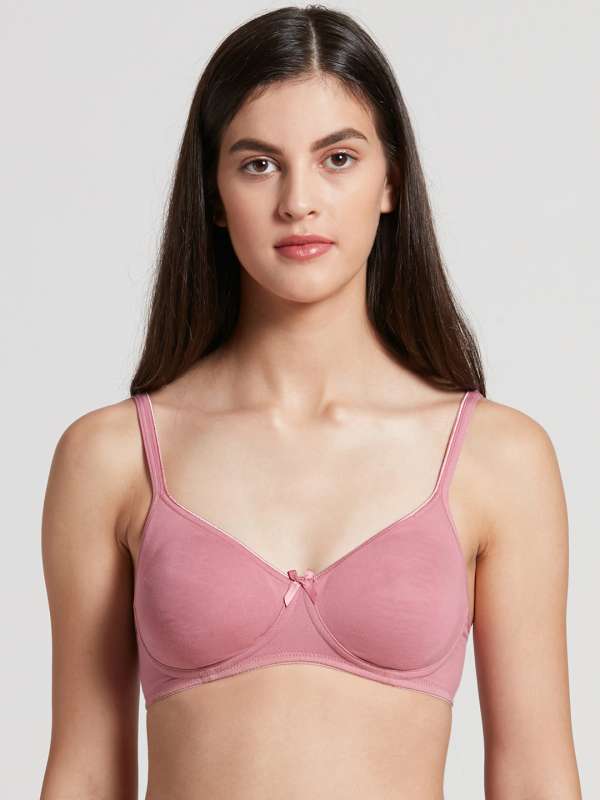 Jockey Pink Non Padded Bra - Buy Jockey Pink Non Padded Bra online in India