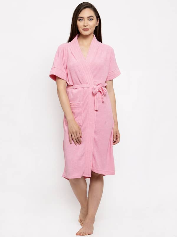New Black Chinese Womens Faux Silk Robe Bath Gown Hot Sale Kimono Yuk   Ishaanya