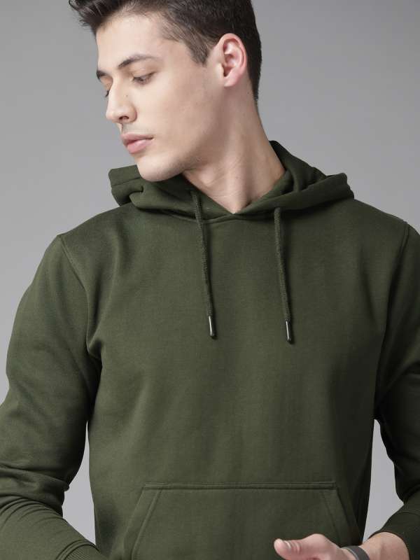 Cotton Olive Green Sweatshirts Buy Cotton Olive Green