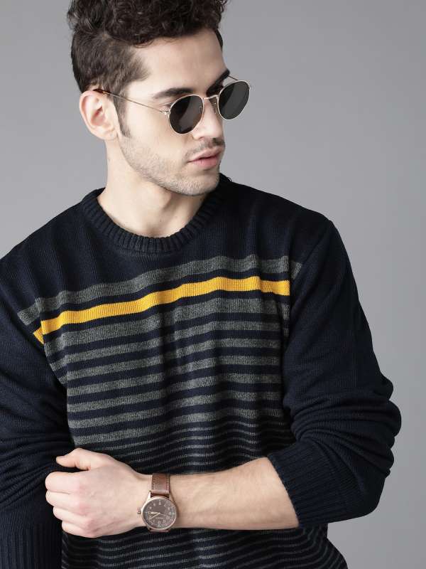 Myntra men's pullover new arrivals
