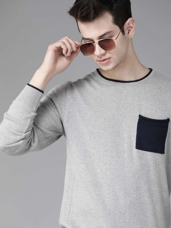 Roadster grey melange sweater Clearance