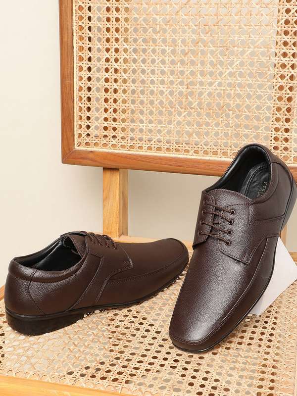 Liberty Brown Leather Formal Shoes 