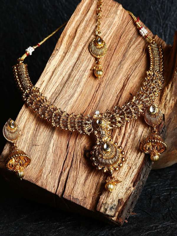 kundan jewellery myntra