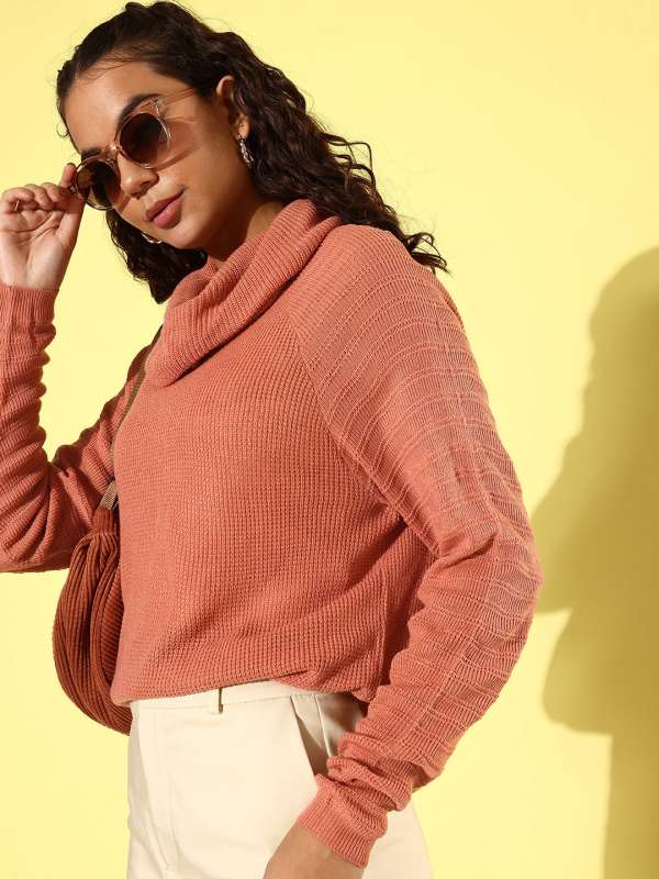 Peach store colour sweater