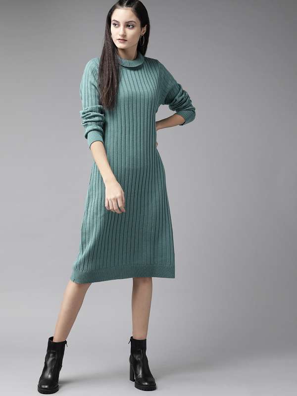 Myntra sweater dress clearance