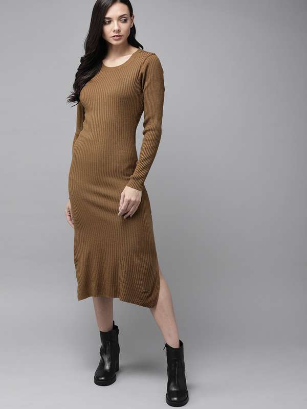 Myntra sweater dress clearance