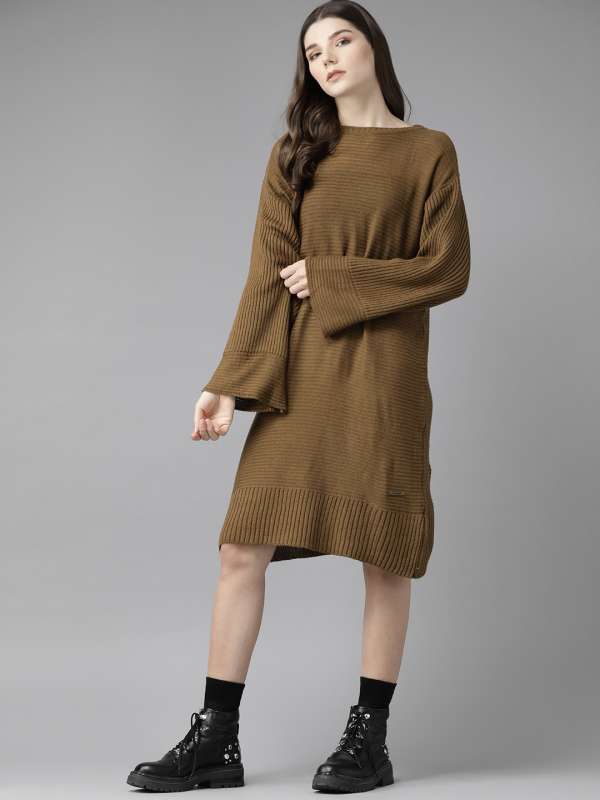 Olive sales jumper dress