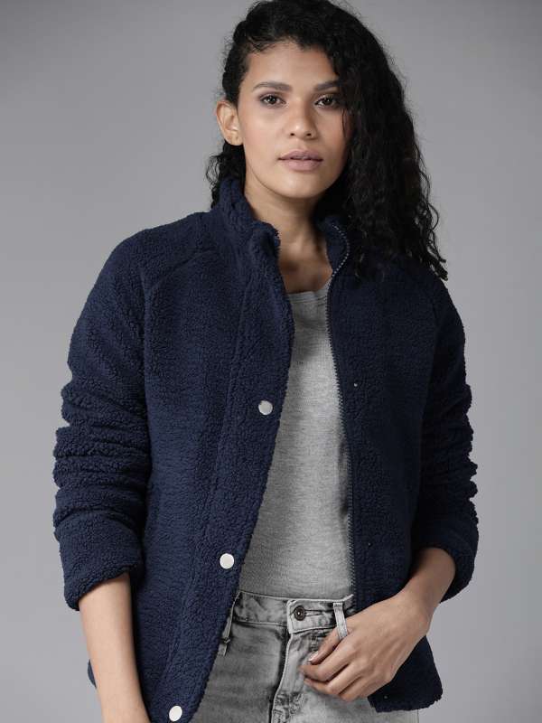 sherpa black coat