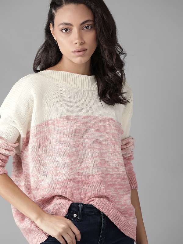Desigual Women's Long Sleeve Knit Sweater - Casual Pullover Sweatshirt, Color & Pattern As Shown