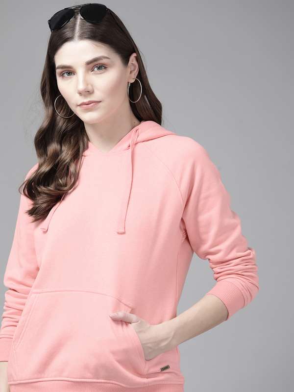 Pink zipper sweatshirt clearance