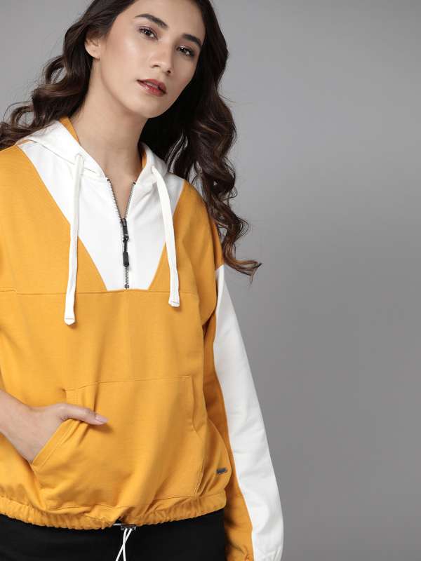 Roadster Mustard Sweatshirts - Buy Roadster Mustard