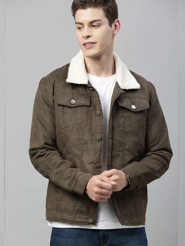 Men Brown Jackets - Buy Men Brown 