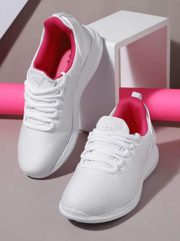 hrx white training shoes
